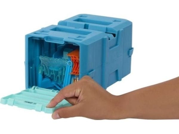 Hot Wheels Track Builder Ice Crash Pack, Set med fordon och bana, 4 År, Plast, Multifärg