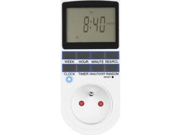 Iso Trade programmerbar timer strömbrytare på/av