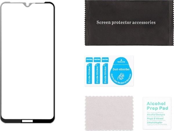Dux Ducis Dux Ducis 10D karkaistu lasi Nokia G11 Plus 9H karkaistu lasi mustalla kehyksellä varustettuna