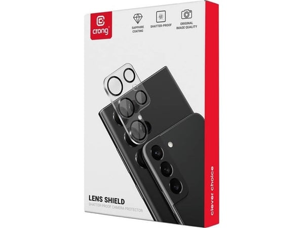 Crong CRG-LSSGS23U, Samsung, Galaxy S23 Ultra, Støtbestandig, Krasjsikker, Fallsikker, Ripebestandig, Gjennomsiktig, 1 stykker