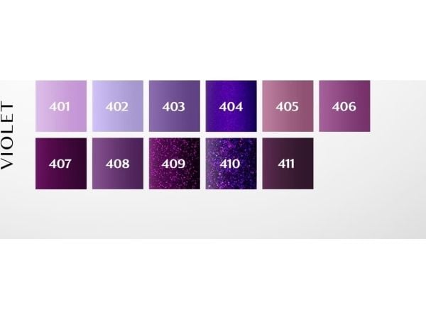 Activeshop OCHO Nails hybridlakk lilla 407 -5 g