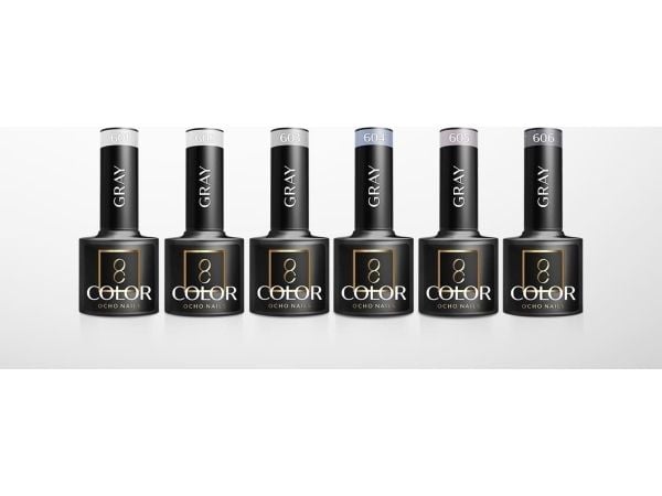 Activeshop OCHO NAILS gelelack grå 607 -5 g