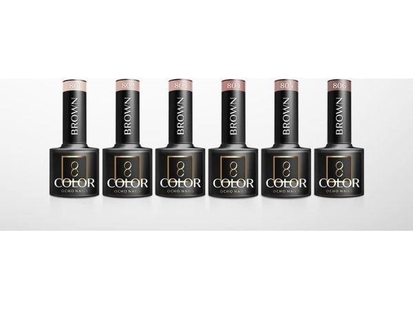 Activeshop OCHO NAILS Hybridlakk brown 806 -5 g