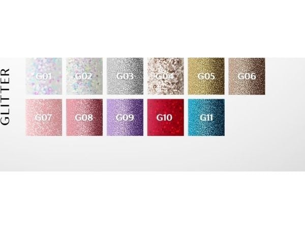 Activeshop OCHO NAILS Glitter hybrid neglelakk G02 -5 g