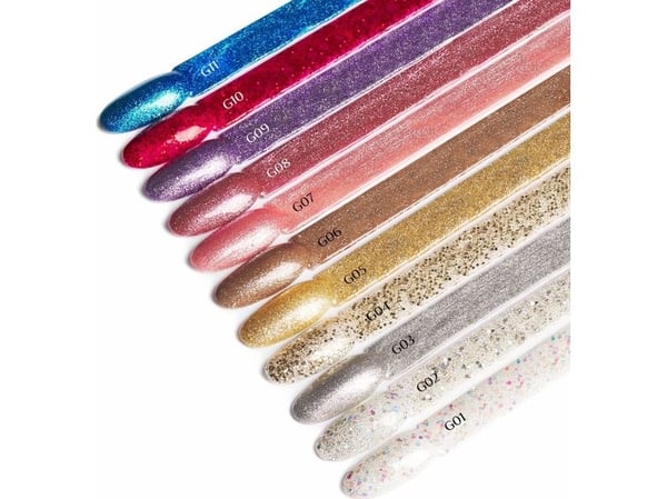 Activeshop OCHO NAILS Glitter hybrid neglelakk G07 -5 g