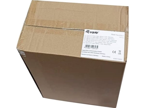 Equip 635517, 0,5 m, Cat6, S/FTP (S-STP), RJ-45, RJ-45, Hvit