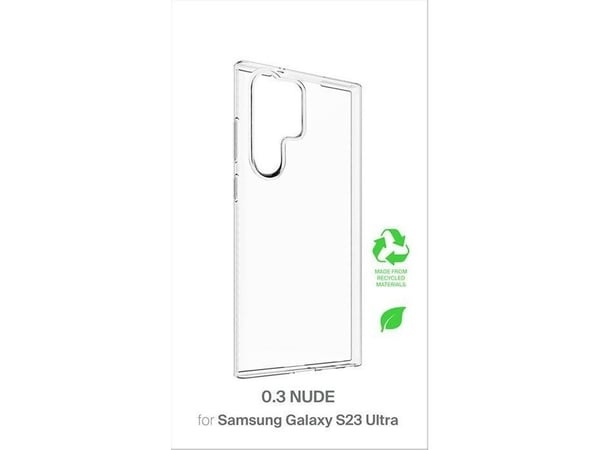 PURO 0.3 Nude - Samsung Galaxy S23 Ultra Ecological Deksel (gjennomsiktig)