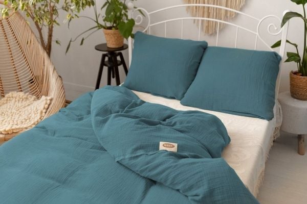 Multitex sengetøy 160 x 200 3 deler bomull muslin 34