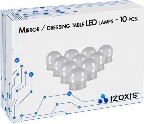 Izoxis LED-lampor till spegel/loftbord 10 st