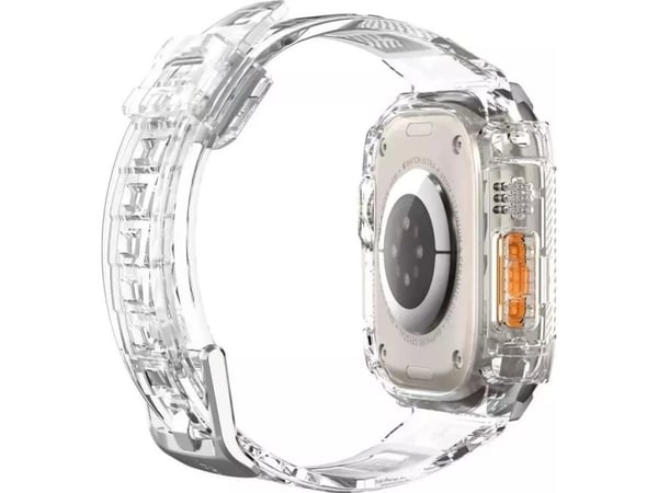 Spigen Rugged Armor Pro, Etui, Smartklokke, Gjennomsiktig, Apple, Watch Ultra (49mm), Termoplastisk polyuretan (TPU)