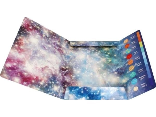 Starpak A4 pärm med gummiband GALAXY