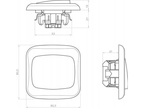 Montis Cross-Wire-kytkin WP-8A MONTIS SIMPLEX MT052K MONTIS SIMPLEX MT052K