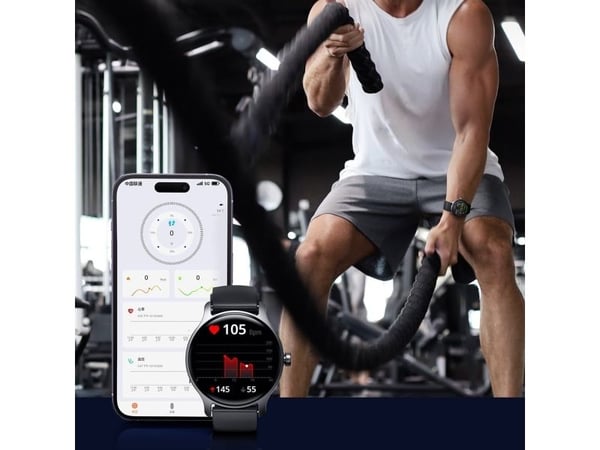 Smartklokke Joyroom FC1 svart (JYR612)