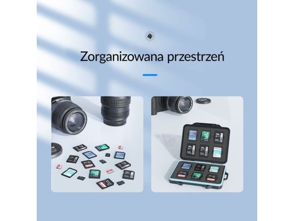 Orico etui til minnekort, 4 x SD, 13 x microSD (PHCD-7-BK-BP)