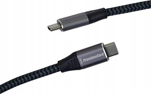 USB PremiumCord USB-C til USB-C-kabel 0,5 m svart (ku31ct05)