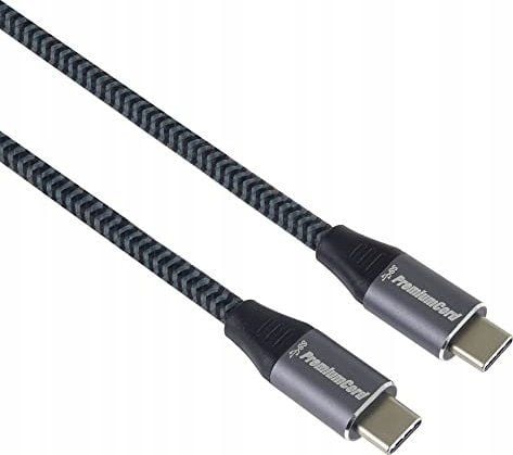 USB PremiumCord USB-C til USB-C-kabel 0,5 m svart (ku31ct05)