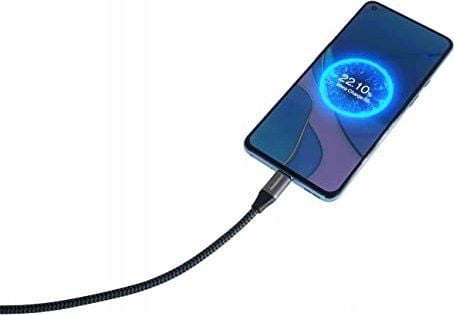 PremiumCord USB-kabel PREMIUMCORD USB 3.2 Gen 1-kabel USB-C (M/M), bomullsflett, 1,5 m