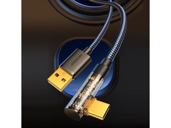 USB-kabel Joyroom USB-C till USB-C 1,2 m svart (JYR710)