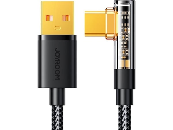 Joyroom USB-C - USB-C 1,2 m USB-kaapeli Musta (JYR710)