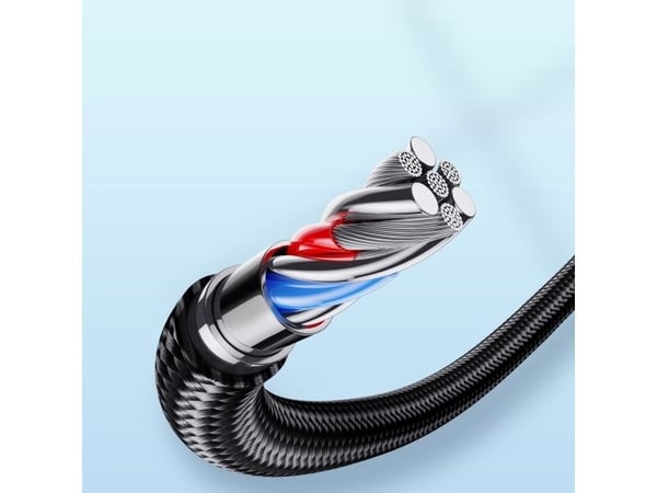 USB Joyroom USB-A til Lightning 1,2 m svart (JYR667)