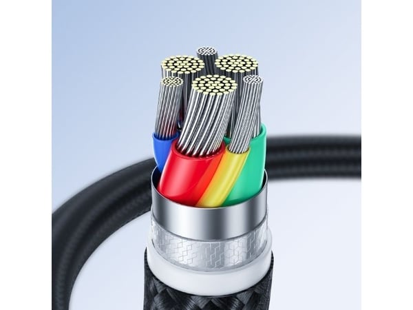Joyroom USB-kabel Joyroom USB - USB C 3A Surpass Series-kabel for hurtiglading og dataoverføring 1,2 m svart (S-UC027A11)