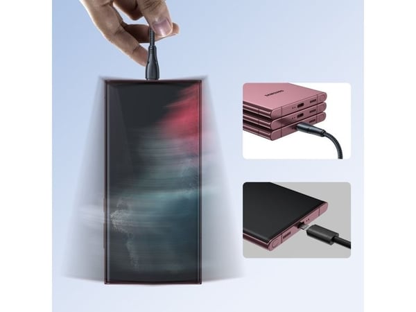Joyroom USB-kabel Joyroom USB - USB C 3A Surpass Series-kabel for hurtiglading og dataoverføring 1,2 m svart (S-UC027A11)
