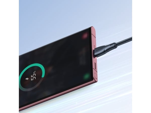 Joyroom USB-kabel Joyroom USB - USB C 3A Surpass Series-kabel for hurtiglading og dataoverføring 1,2 m svart (S-UC027A11)