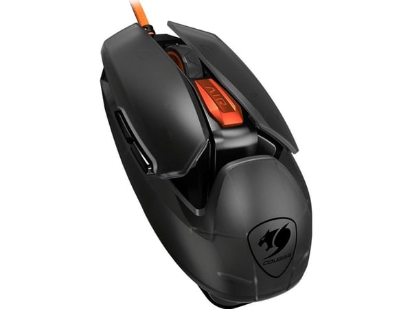 COUGAR CGR-WONB-M487, Høyre hendt, Optisk, USB Type-A, 20000 DPI, Svart