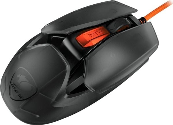 COUGAR CGR-WONB-M487, Høyre hendt, Optisk, USB Type-A, 20000 DPI, Svart