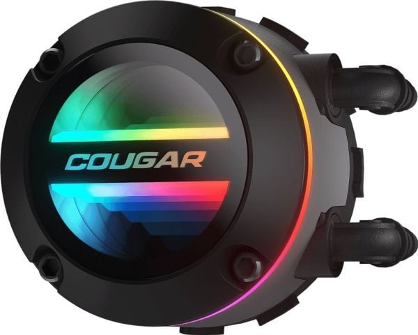 COUGAR CGR-POSEIDONGT240, Alt-i-ett væskekjøler, 12 cm, Svart