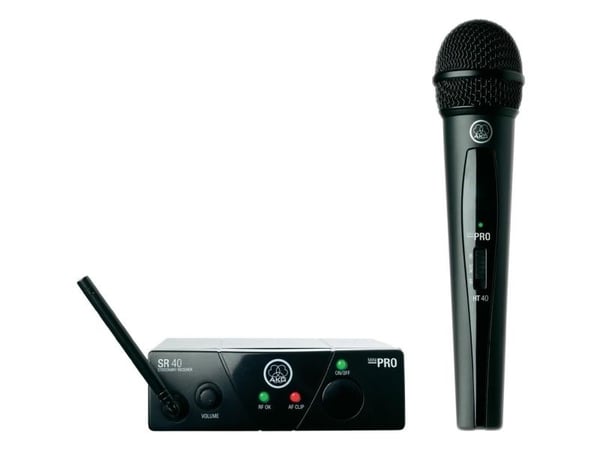 AKG WMS40Mini Vocal Set ISM3 Trådlös mikrofonuppsättning Överföringstyp:Trådlös