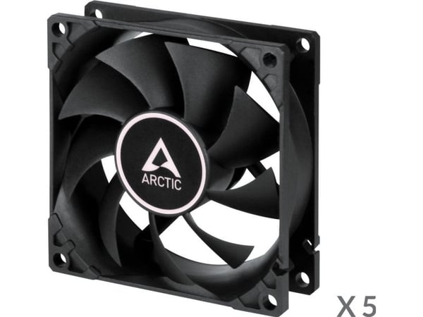 Arctic vifte for Arctic F8 PWM PST vifter, 5 stk (ACFAN00261A)