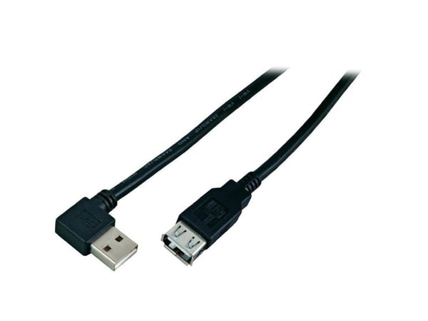 EFB elektronikk K5246SW.1.8, 1,8 m, USB A, USB A, USB 2.0, 480 Mbit/s, sort