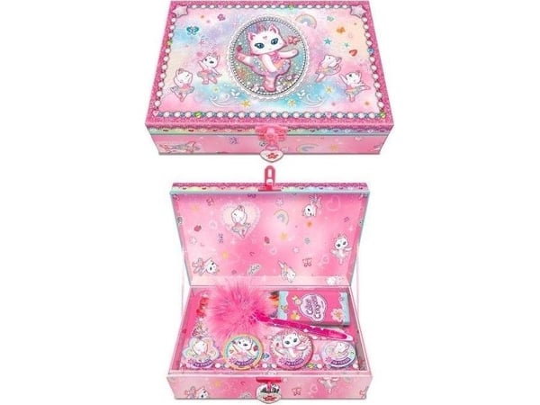 Pulio Pecoware anteckningsset med miniheftare – Katt ballerina