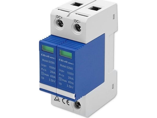 Qoltec - Overspenningsavleder (DIN-skinnemonterbar)