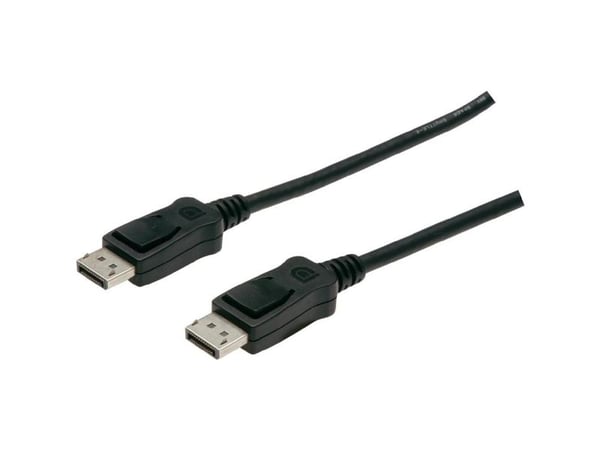ASSMANN - DisplayPort kaapeli - DisplayPort (han) til DisplayPort (han) - 1 m - formet - sortti