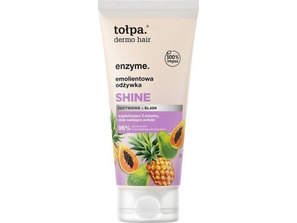 TOŁPA_Dermo Hair Enzyme mykgjørende hårbalsam Shine 200ml