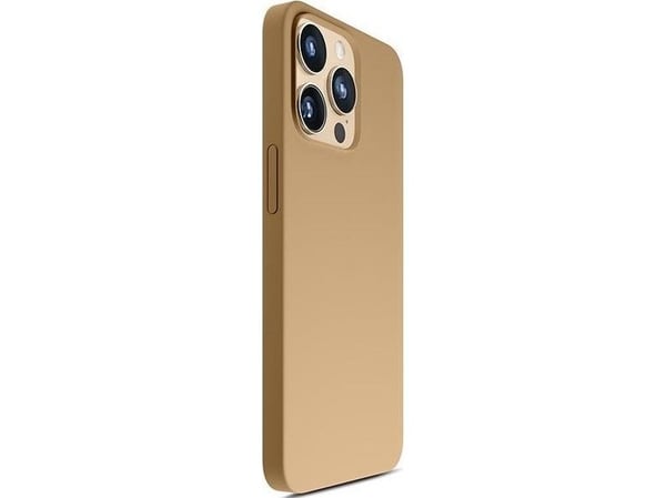 3mk Hardy Silicone MagCase till Apple iPhone 14 Pro Max (Guld)