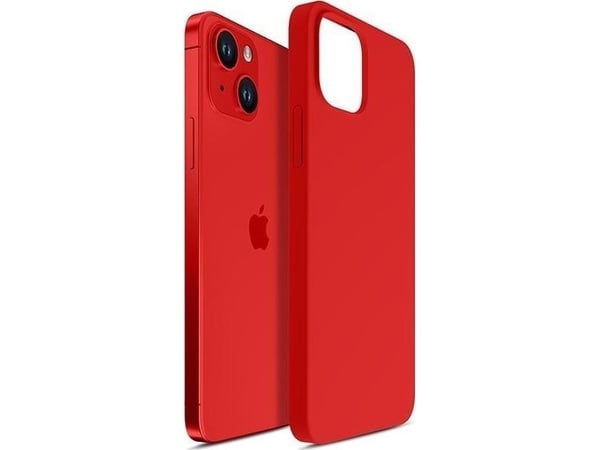 Deklas 3mk Hardy Silicone MagCase til Apple iPhone 14, rød