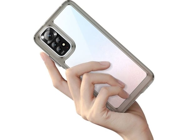 Outer Space-deksel til Xiaomi Poco X5 5G / Redmi Note 12 5G med fleksibel ramme transparent