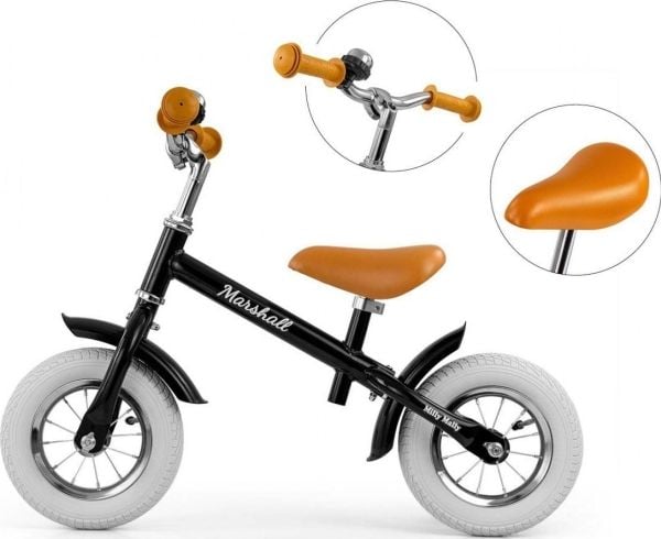Balancecykel Milly Mally Marshall Air Black