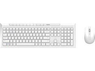 Tastatur + mus Rapoo Zeataw trådløst Multi-Mode 8210M, hvit