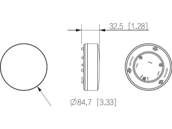 Dahua Technology DHI-ARD912-W2(868), Hvit, Trådløs, -10 - 55 °C, Batteri, 84,7 mm, 32,5 mm
