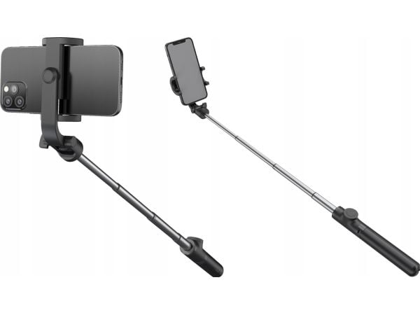 Swissten Bluetooth Selfie Stick Alumiininen jalusta Pro