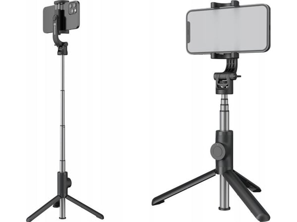 Swissten Bluetooth Selfie Stick Alumiininen jalusta Pro