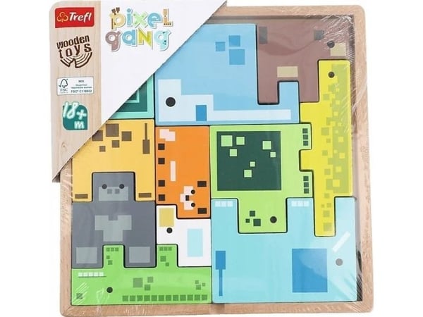 Puzzle Trefl Pixel Gang puinen palapeli puinen palapeli