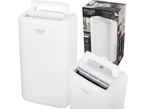 Adler | Kompressor lufttørker | AD 7861 | Effekt 280 W | Egnet for rom opp til 60 m³ Vanntankkapasitet 2 L | Hvit