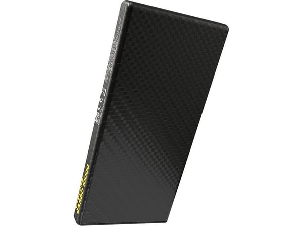 Nitecore CARBO 10000, 10000 mAh, Litium-Ion (Li-Ion), Power Delivery, 3,85 V, 38 W, Grå