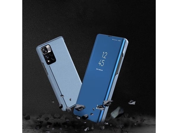 Hurtel Clear View Case etui Realme C33 pokrowiec z klapką sort