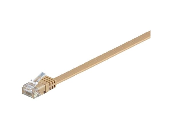 Goobay 95881, 10 m, Cat6, U/UTP (UTP), RJ-45, RJ-45, Lysebrun